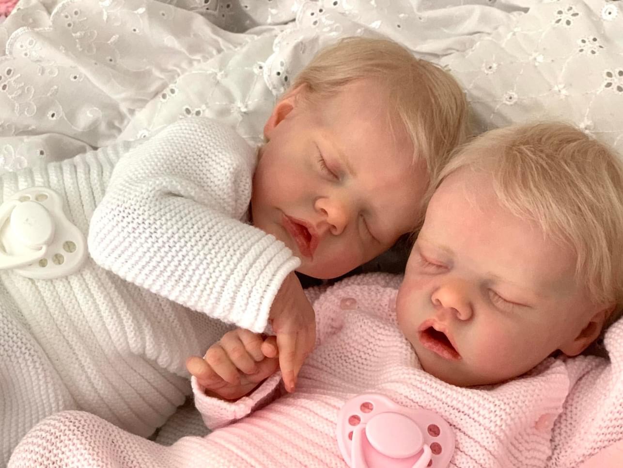 Baby Products Hair - NPK 18inch Preemie Reborn Doll TwinA