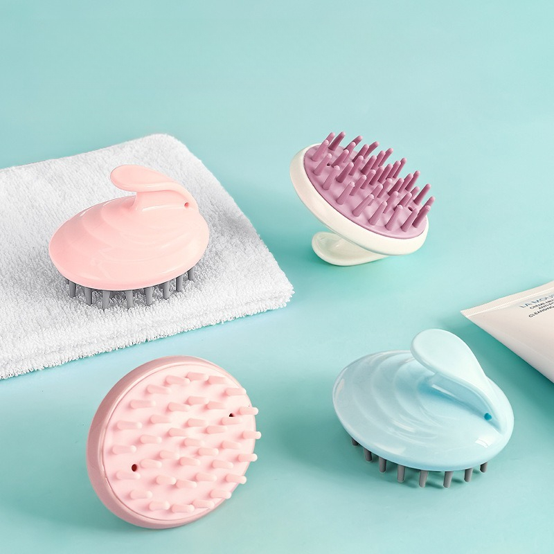 Baby Products Hair - Silicone Hair Massage Comb, Scalp Cleaning