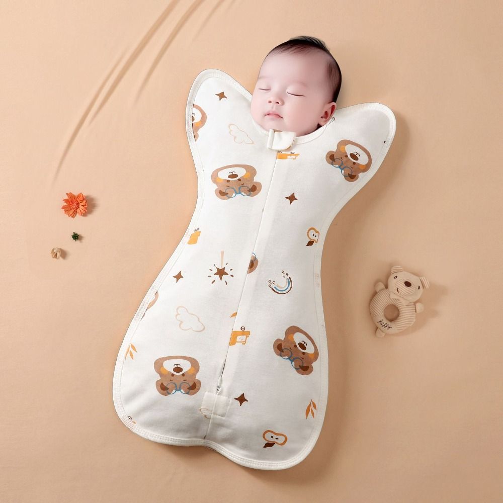 Baby Sleep Sack - Cotton Baby Swaddle Blanket Zipper Closure