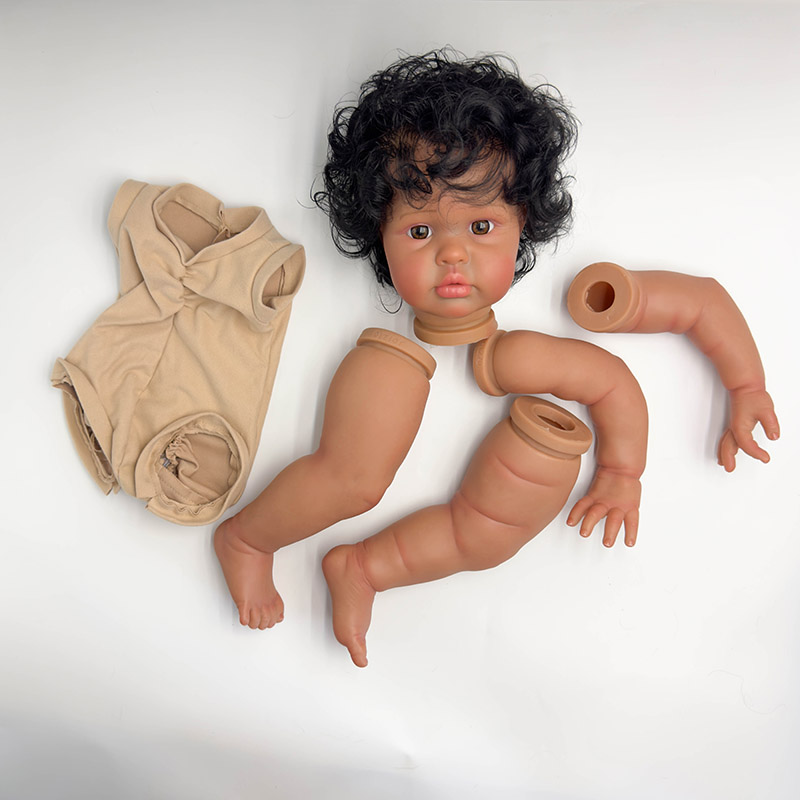 Baby Products Hair - NPK 24'' Handmade Dark Skin Unfinished