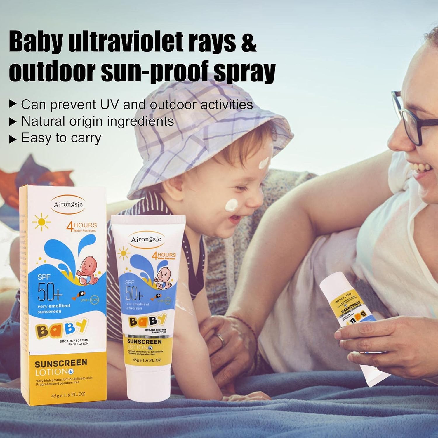 Baby Sunblock Cream Protect an - Baby Sunscreen Lotion recension och pris