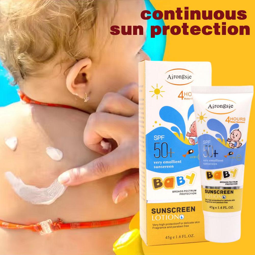 Airongsje SPF50+ Baby Sunscree - Baby Sunscreen Lotion recension och pris