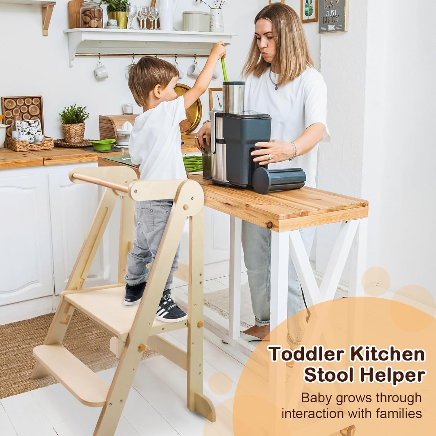 Foldable Toddler Kitchen Tower - Toddler Learning Tower recension och pris