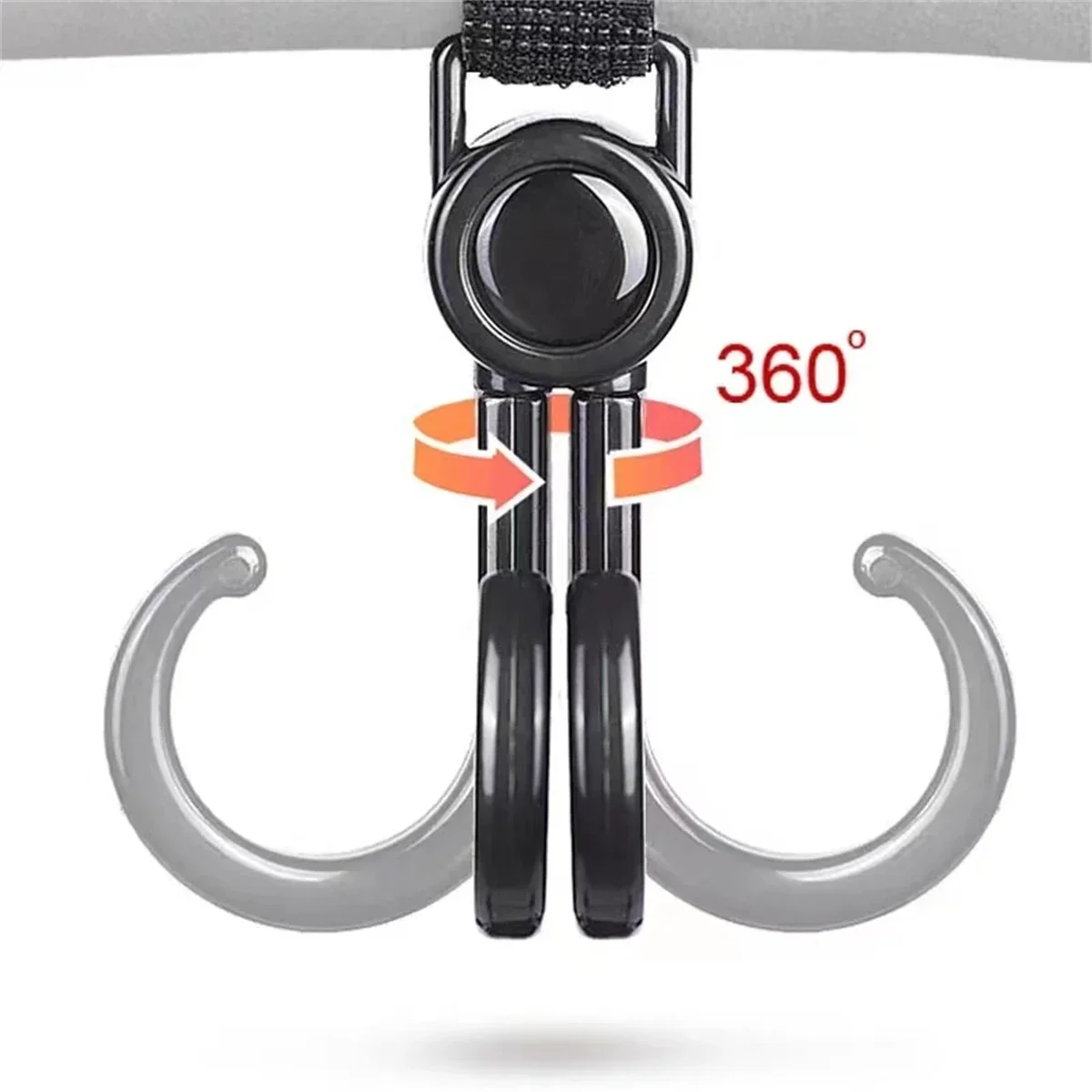 2PCS Hooks for Stroller Car Sh - Stroller Accessories recension och pris