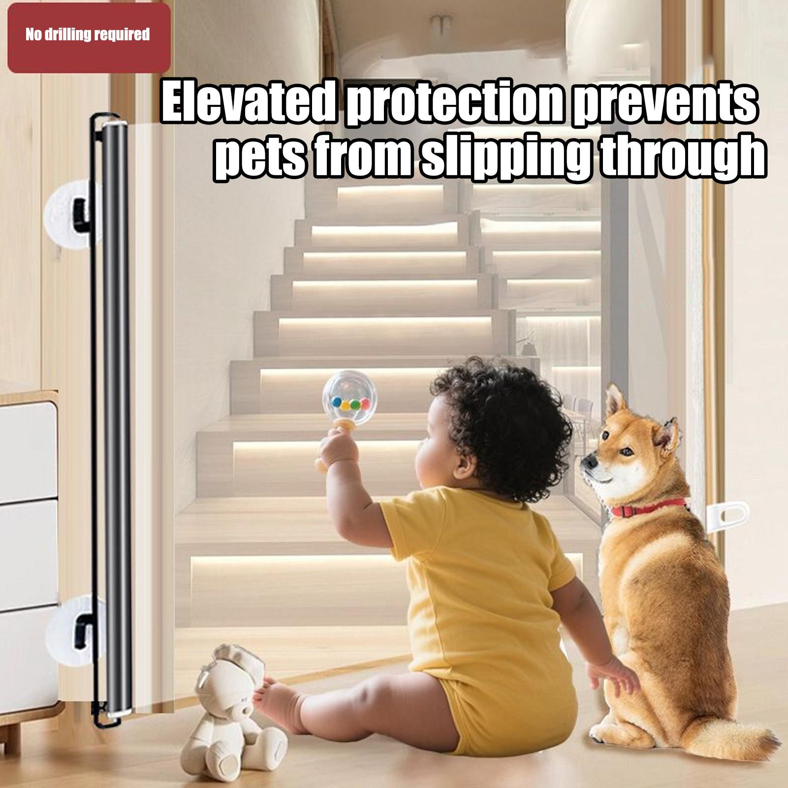 Pet Gate Retractable Portable  - Toddler Learning Tower recension och pris