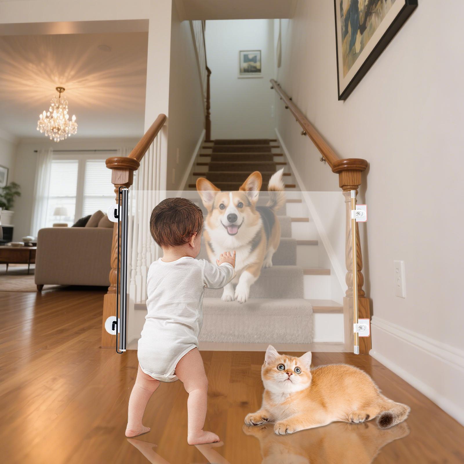 Pet Gate Retractable Portable  - Toddler Learning Tower recension och pris