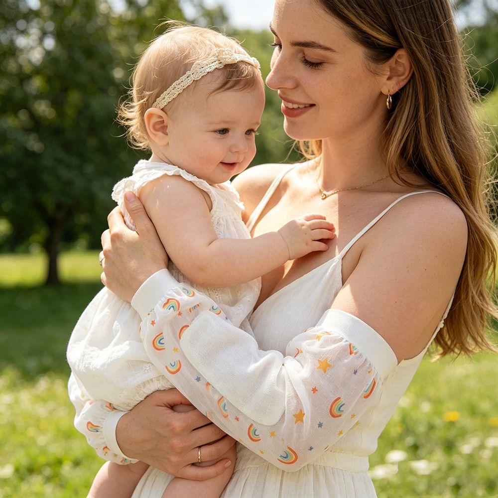 Cotton Gauze Breast Feeding Pi - Nursing Pillow Breastfeeding recension och pris