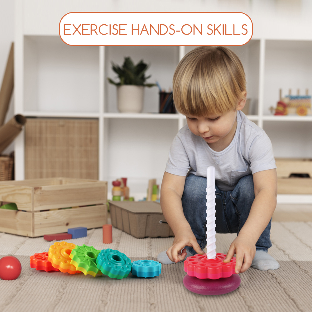 Rainbow-Tower Toy Toddler Mont - Toddler Learning Tower recension och pris