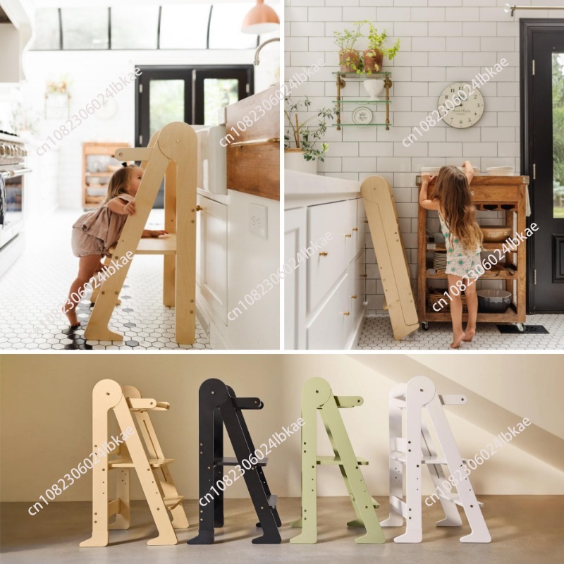 Wooden kids foldable learning  - Toddler Learning Tower recension och pris