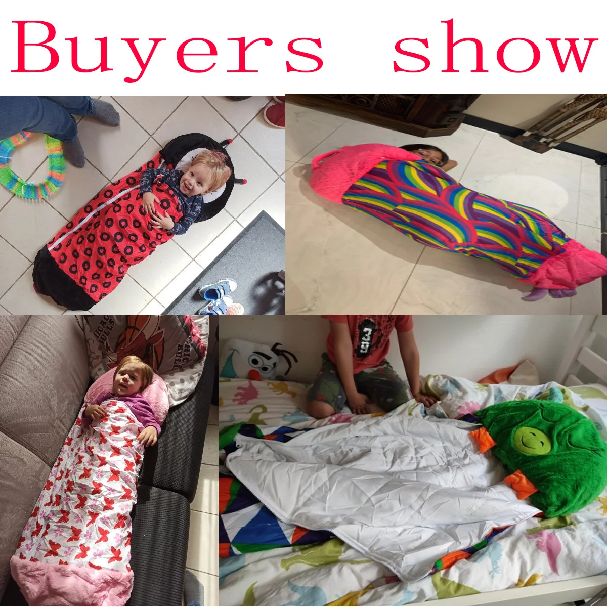 Kids Cartoon Animal Sleeping B - Baby Sleep Sack recension och pris