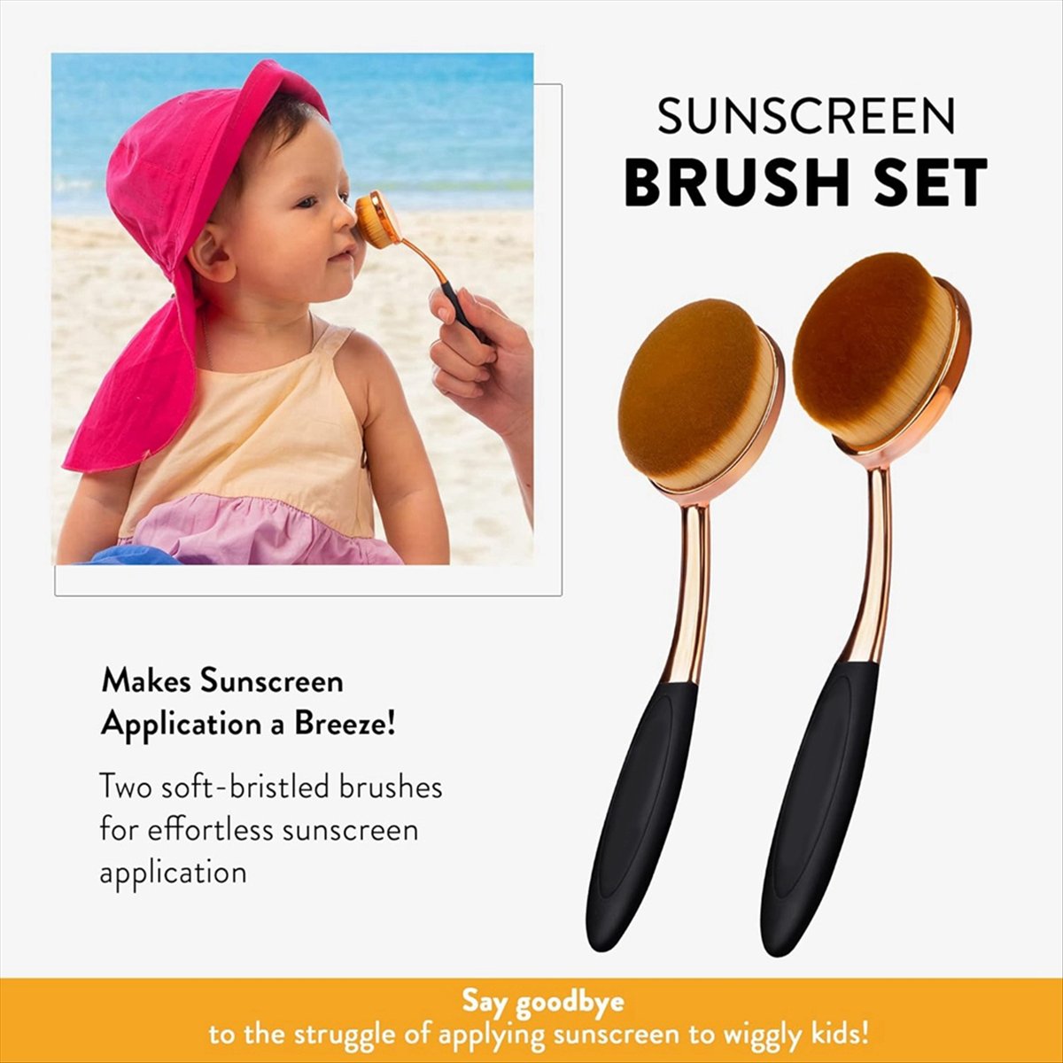 REST Sunscreen Brush Set - Lot - Baby Sunscreen Lotion recension och pris